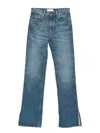 Chloé Bootcut Jeans With Slit In Black