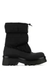 Chloé Chloe Black Nylon And Rubber Raina Boots In Black