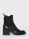 Chloé Dakota Buckled Leather Ankle Boots In Black