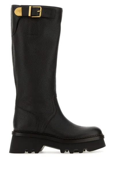 Chloé Owena Boots In Enigmaticbrown