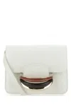 Chloé Chloe Women Ivory Leather Kattie Clutch In 101