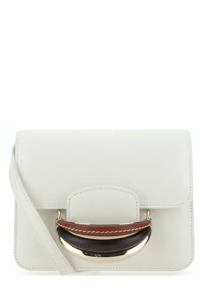 CHLOÉ IVORY LEATHER KATTIE CLUTCH