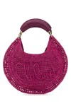 Chloé Chloe Women Fuchsia Raffia Banana Handbag