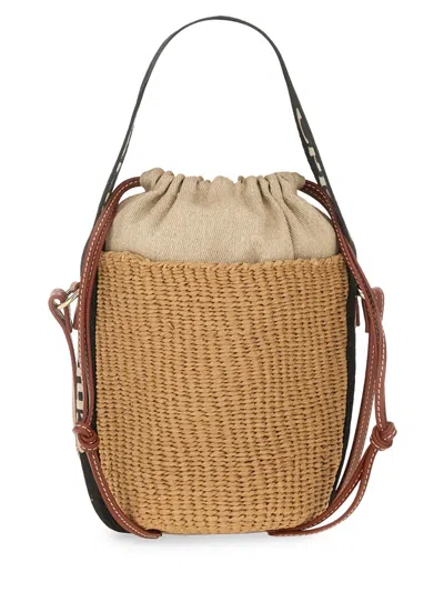 Chloé Borsa A Secchiello Woody Small In Brown