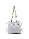Chloé Icon Shoulder Bag Chain Strap In White