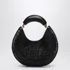 Chloé Borsa Hobo Summer Banana In Rafia Black