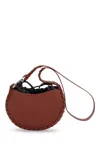 Chloé Chloe Sepia Brown Mate Small Shoulder Bag In 27s
