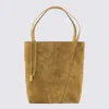 Chloé Dark Gold Leather Totes