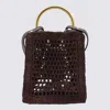 Chloé Weave Strap Tote Bag In Brown