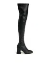 Chloé Janis 80 Over-the-knee Leather Boots In Black