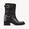 Chloé Leather Dakota Ankle Boots 60 In Black