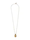 Chloé Victorian Bottle Pendant Necklace In Gold
