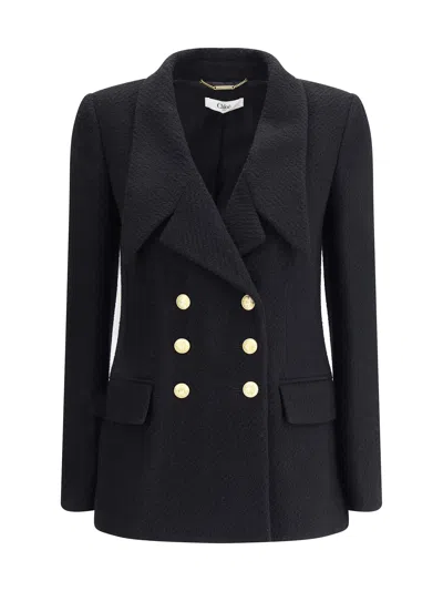 CHLOÉ BOUCLÈ WOOL BLAZER