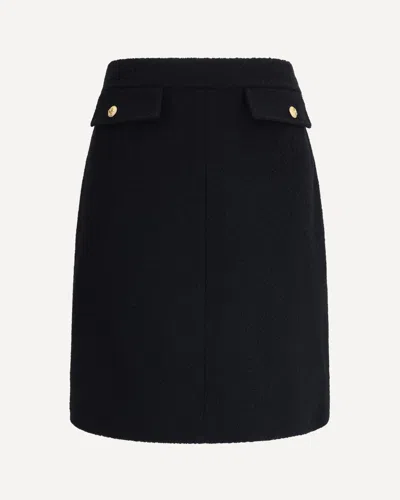 Chloé Bouclé Wool Midi Skirt