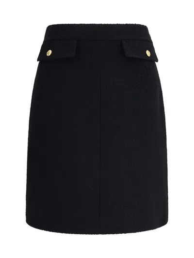 Chloé Bouclé Wool Midi Skirt