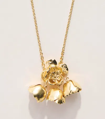 Chloé Bouquet Pendant Necklace In Gold