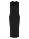 Chloé Bow-detailed Midi Dress In Black
