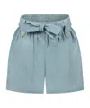 Chloé Bow Shorts In Blue
