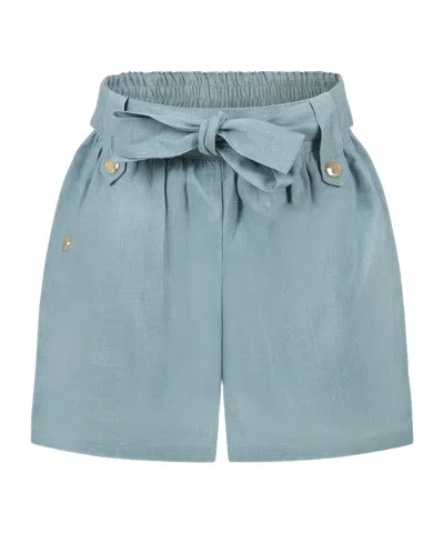 Chloé Bow Shorts In Blue