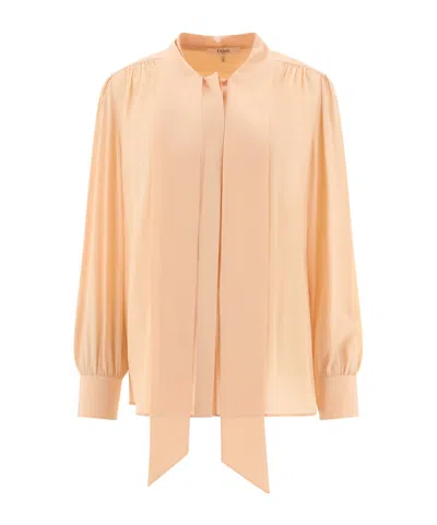 CHLOÉ CHLOÉ BOW DETAILED BLOUSE