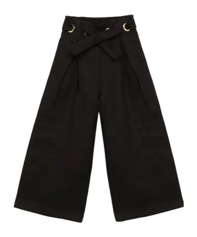 Chloé Bow Trousers In Black
