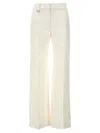 Chloé White Flared Trousers In White