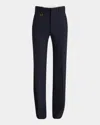 Chloé Boyish Straight-leg Tailored Trousers In Eclipse Blue