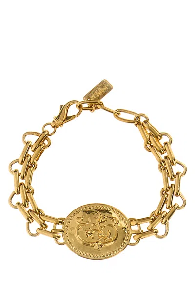 Chloé Gold Metal Château Treasures Bracelet