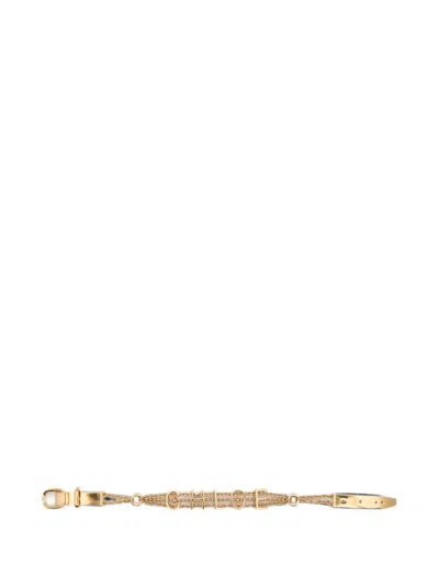Chloé Bracciale Vintage Gold Con Pietra Bianca