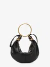 Chloé Chloè Hobo Bag Grained Leather Bag In Black