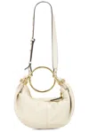 Chloé Bracelet Bag Mini In Shiny Grained Calfskin In Vegetal Beige