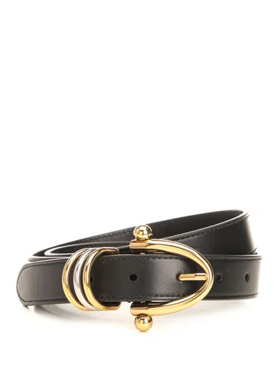 Chloé Bracelet Leather Belt In Black