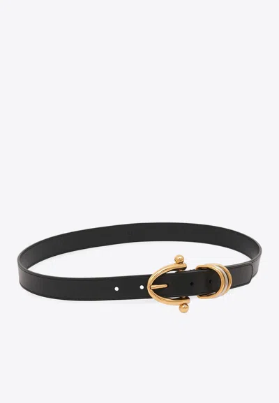 Chloé Bracelet Calf Leather Belt In Black