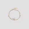 Chloé Iconic Gold Bracelet In Brown