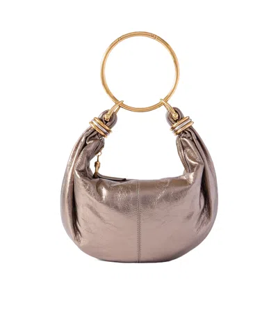 Chloé Bracelet Small Leather Shoulder Bag In Nude