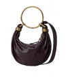 Chloé Circular-handle Leather Tote Bag In Black