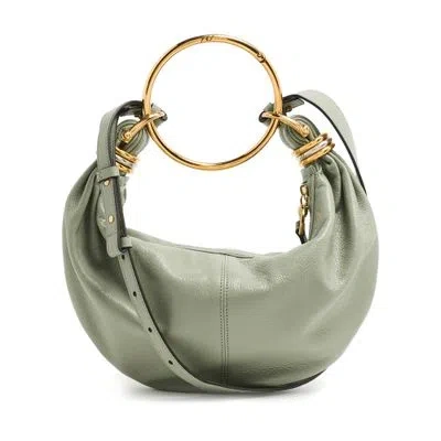 Chloé Hobo Bracelet Bag In Blue