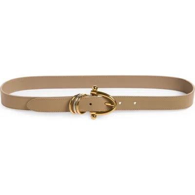 Chloé Bracelet Leather Belt In Brown
