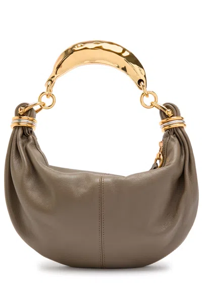 Chloé Chloe Bracelet Leather Top Handle Bag In Gray
