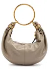 Chloé Chloe Bracelet Leather Top Handle Bag In Dark Grey