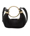 Chloé Bracelet Leather Top Handle Bag In Black
