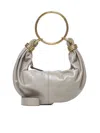 Chloé Womens Chloe Bracelet-handle Leather Bag In Gray