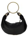 Chloé Women Small Bracelet Hobo Bag In Grained Leather In Black