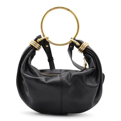 Chloé Womens Chloe Bracelet Hobo Mini Leather Top-handle-bag In Black