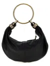 Chloé Women Small Bracelet Hobo Bag In Grained Leather In Black