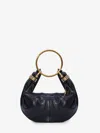 Chloé Pierre Hardy Black Canvas Calf Bags In Black
