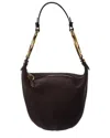 Chloé Bracelet Small Suede & Leather Hobo Bag In Black