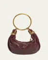 Chloé Brarcelet Mini Top-handle Bag In Grained Leather