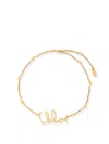 Chloé Logo-lettering Pendant Necklace