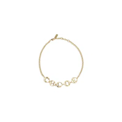 Chloé Brass Women's Necklace In Gold